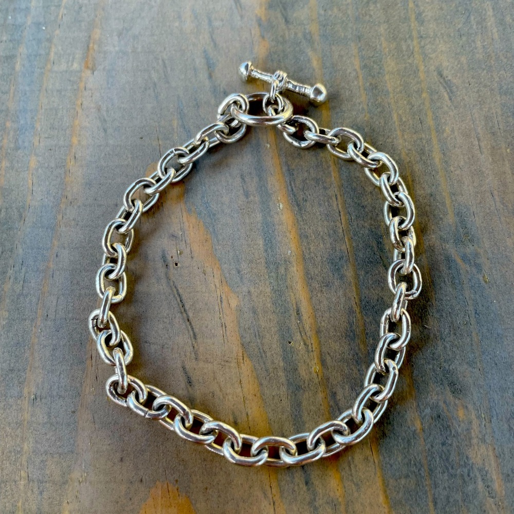 Silver Toggle Bracelet - image 1